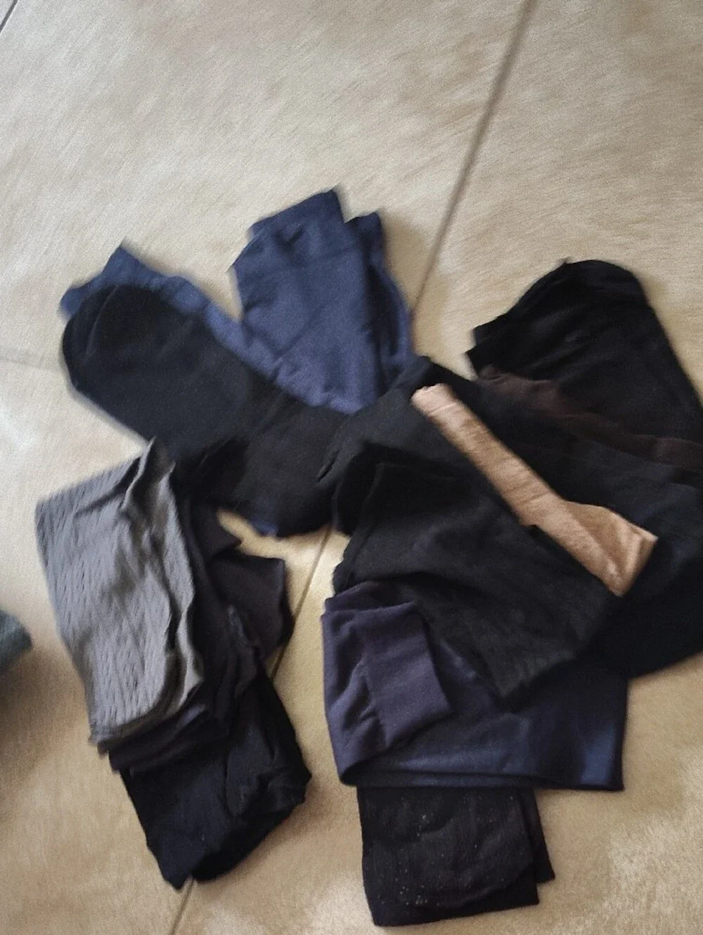Women's Mixed Sock Pack - Black, Navy, Gray, Brown 15 Size 5-10 Never Worn